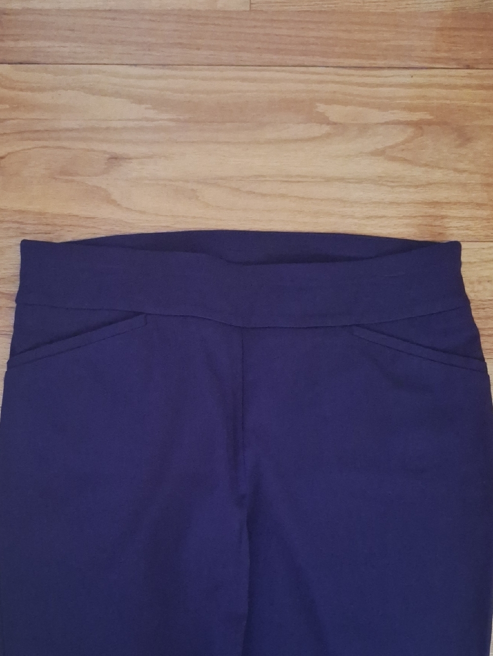 Chico's Ponte Pull On Stretch Skinny Pants Slimming Pants Women M Medium - Picture 3 of 8
